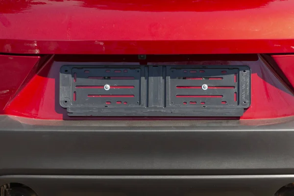 Bir araç üzerinde plaka sahibi