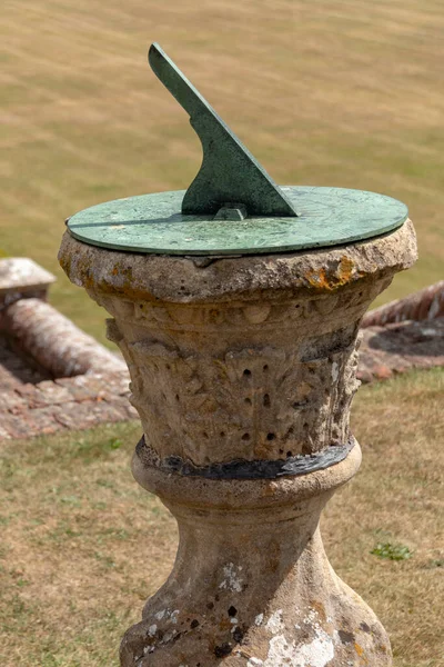 Kent August 2020 England Close View Sun Dial Chilham Castle — Stock Photo, Image