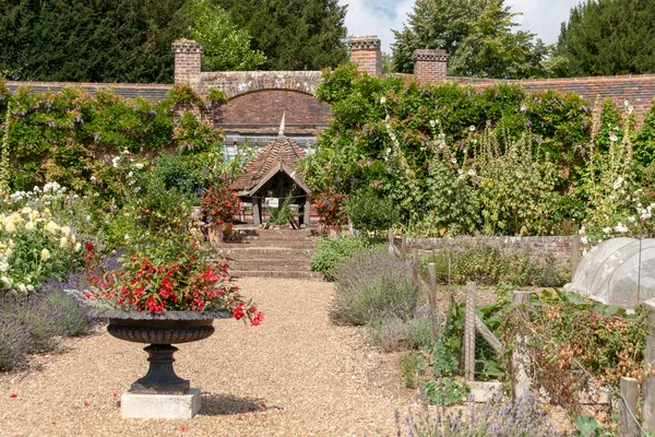 Kent Augusti 2020 England Utsikt Över Chilham Castle Gardens — Stockfoto