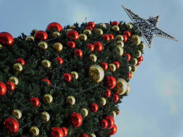 Kerstboom Nieuwjaar — Stockfoto