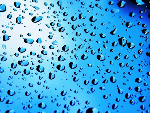 Abstrato Gotas Azuis Aqua — Fotografia de Stock