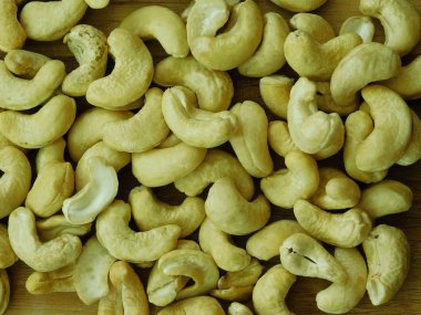 Kaju fıstığı arka plan, yakın