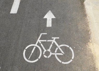 yol işaretleri: bisiklet yolu