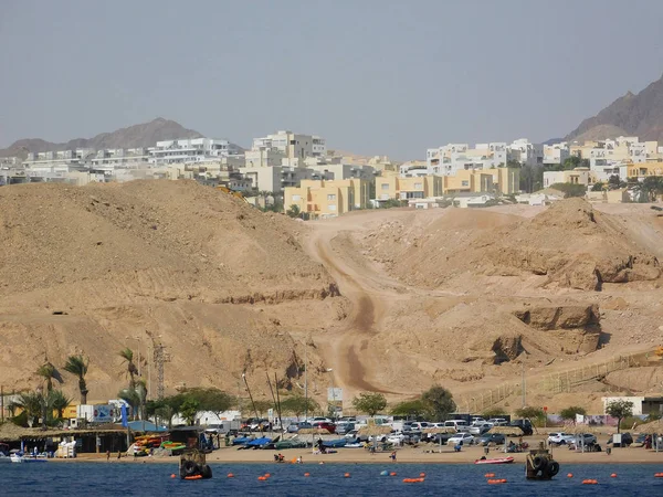 Eilat şehir, deniz görünümü