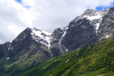 Cervinia dağ Chateau des Dames Grandes Murailles Alp zincirinin
