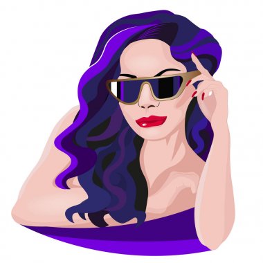 güneş gözlüklü kız