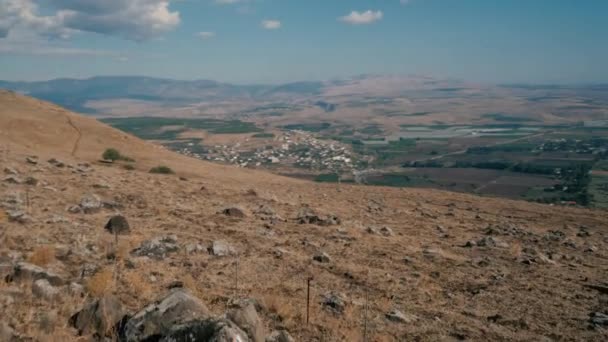 Het Meer Van Galilea Tiberius Israël — Stockvideo