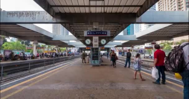 Time Lapse Van Tel Aviv Hashalom Railway Station — Stockvideo