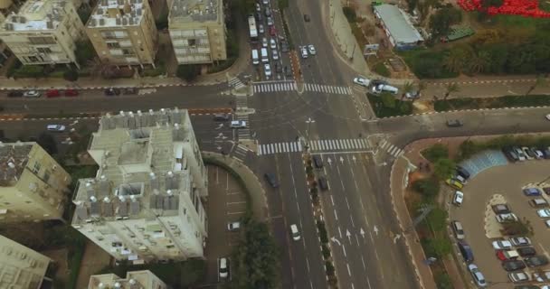 Drukke Stad Van Tel Aviv Israël — Stockvideo