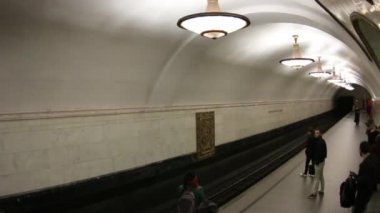 Tren platformu üzerinde geldi. Kapılarını açtı ve yolcu bırakın ve araba girin. Kavram şehir ulaşım