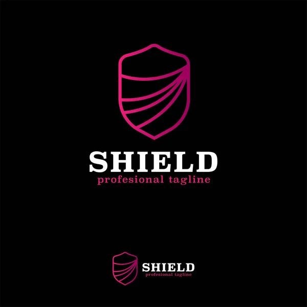 Vector, icon, protection shield guard with shield for design logo template. You can make brand identity or company name. Logo security, guard, shield secure, insurance, care, safe tech, protection.