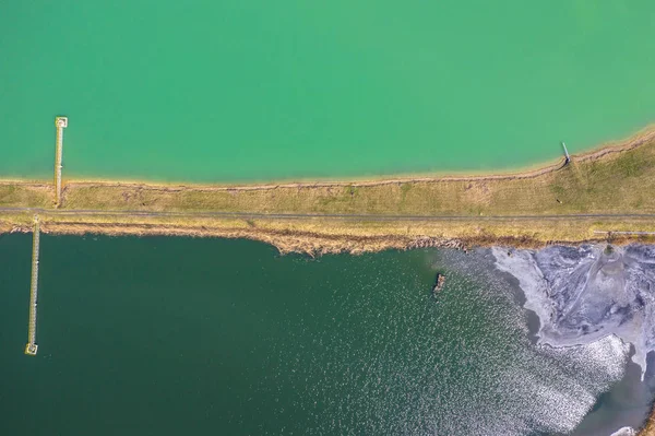 Aerial landscape from the drone — Stock Photo, Image