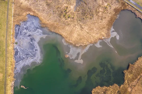 Paisagem aérea do drone — Fotografia de Stock