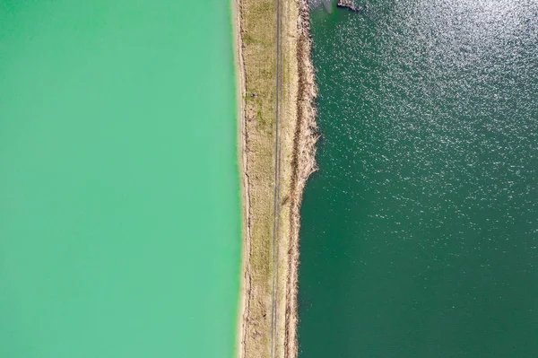 Letecký krajina od dron — Stock fotografie