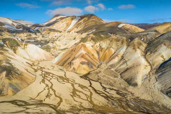 Ландманналогар в Исландии. Удивительные и красивые виды и земля — стоковое фото