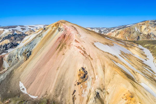 Mount Brennisteinsalda. Landmannalaugar gebied van Fjallabak natuur — Stockfoto