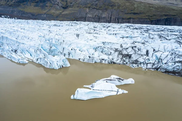 Geleira Skaftafell, Parque Nacional Vatnajokull na Islândia. — Fotografia de Stock