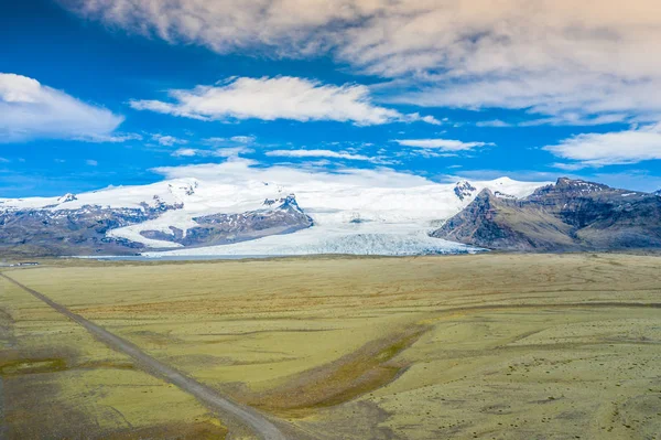 Glacier Vatnajokull, parc national Vatnajokull. Les grandes entreprises islandaises — Photo