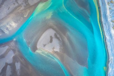 Amazing Nature, Buzul Nehirleri Havadan görünümü, İzlanda