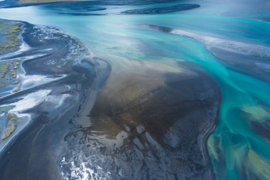 Amazing Nature, Buzul Nehirleri Havadan görünümü, İzlanda
