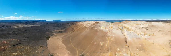 Namafjall Zone géothermique de Hverir en Islande. Superbe paysage Images De Stock Libres De Droits