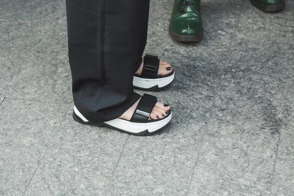 밀라노에서 2018 밀라노 남자의 Vien 신발의 밀라노 이탈리아 — 스톡 사진