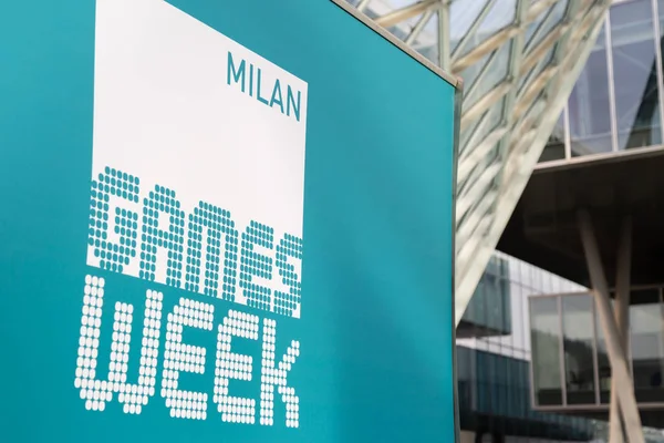 Milán Italia Octubre Sign Games Week 2018 Evento Dedicado Los —  Fotos de Stock