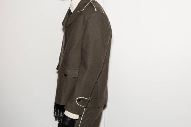 Milan, İtalya - 13 Ocak: Güzel model teşkil etmektedir backstage Miaoran göstermeden önce üzerinde 13 Ocak 2019 Milan erkekler moda haftasında Milan'da sadece.