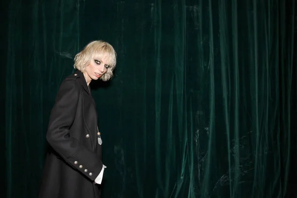 Mailand Italien Januar Schöne Models Posieren Backstage Vor Der Isabel — Stockfoto