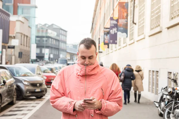 Milano Talya Ocak Modaya Uygun Adam Ocak 2019 Milano Erkek — Stok fotoğraf