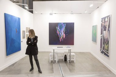 İnsanlar Miart 2019, Milano, İtalya ziyaret