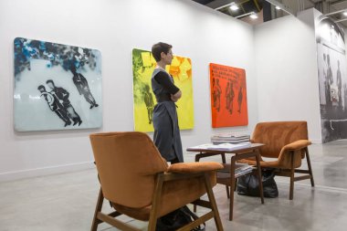 İnsanlar Miart 2019, Milano, İtalya ziyaret