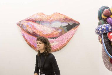 İnsanlar Miart 2019, Milano, İtalya ziyaret