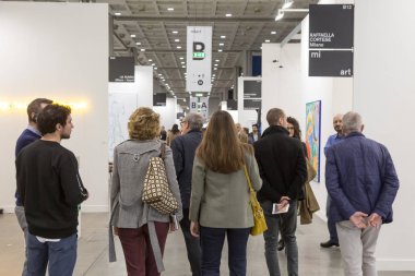 İnsanlar Miart 2019, Milano, İtalya ziyaret