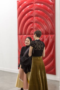 İnsanlar Miart 2019, Milano, İtalya ziyaret