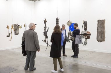 İnsanlar Miart 2019, Milano, İtalya ziyaret