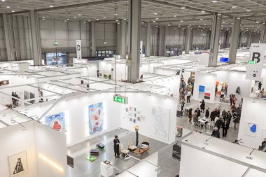 İnsanlar Miart 2019, Milano, İtalya ziyaret