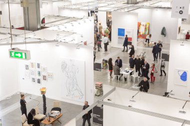 İnsanlar Miart 2019, Milano, İtalya ziyaret