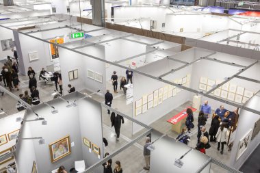 İnsanlar Miart 2019, Milano, İtalya ziyaret