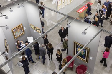 İnsanlar Miart 2019, Milano, İtalya ziyaret