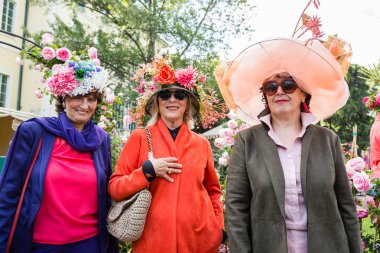 Milano, İtalya'da Orticola 2019'u ziyaret edenler