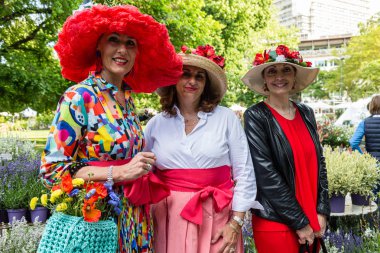 Milano, İtalya'da Orticola 2019'u ziyaret edenler