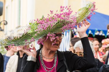 Milano, İtalya'da Orticola 2019'u ziyaret edenler