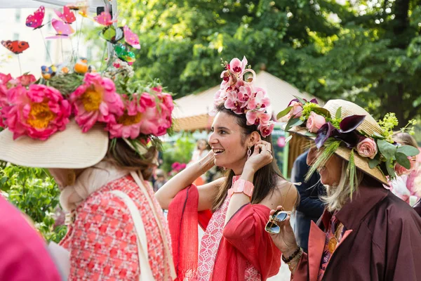 La gente visita Orticola 2019 en Milán, Italia —  Fotos de Stock