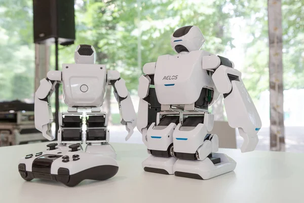 Robots bij Wired Next Fest 2019 in Milaan, Italië — Stockfoto