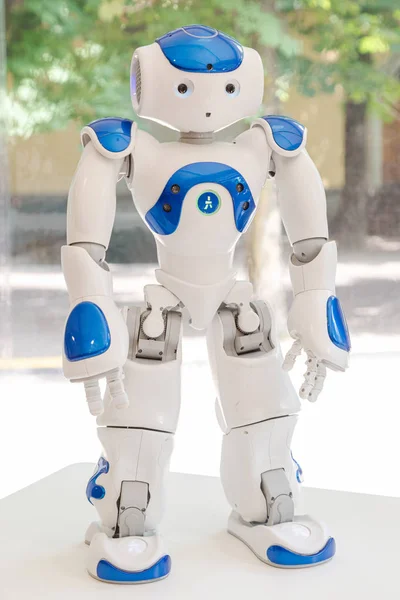 Nao robot at Wired Next Fest 2019 in Milan, Italy — Stock Photo, Image