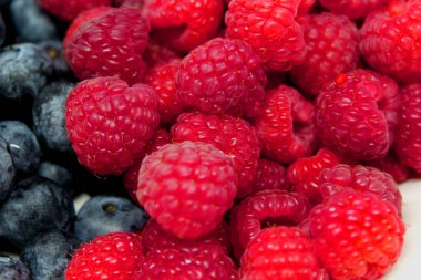 Quebec gelen tatlı ahududu