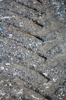 bir parça traktör tekerlekli