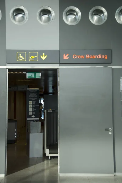 Airport Signs Building — Stock Photo, Image