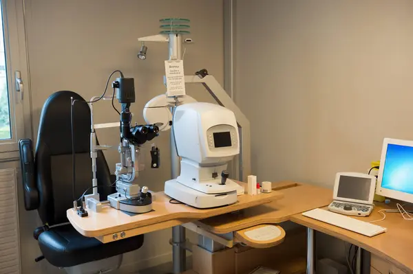 研究室での目検査装置 — ストック写真
